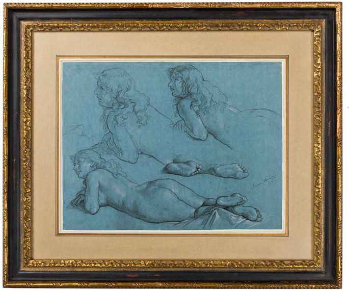 Cesare MARIANI - Studies of a Reclining Female Nude | MasterArt
